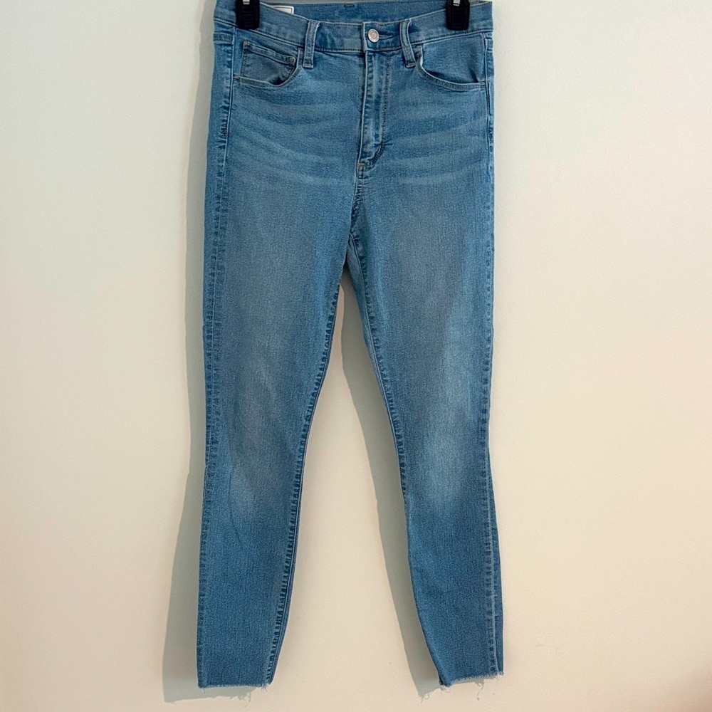 GAP Denim Jegging High Rise Sz 27, 4R Light Blue Women's Jeans
